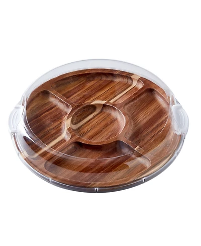 Farberware Round Build-a-Board 3.5" Acacia Cutting Board