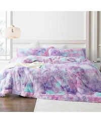 Coma Inducer Unicorn Dreamz Starburst Rainbow Purple Oversized 3-Pc. Comforter Set, Twin Xl