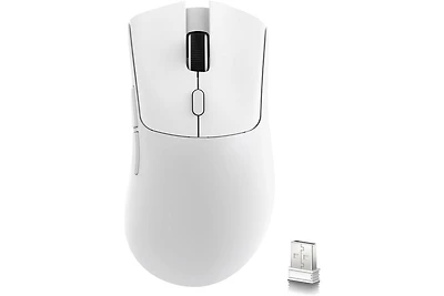 risokeys Wireless Mouse, Tri-Mode Connection (2.4G/Wired/BT5.2), 55g Lightweight, 18K Dpi Optical Sensor, 20 Million Key Life, Ergonomic Design for Pc