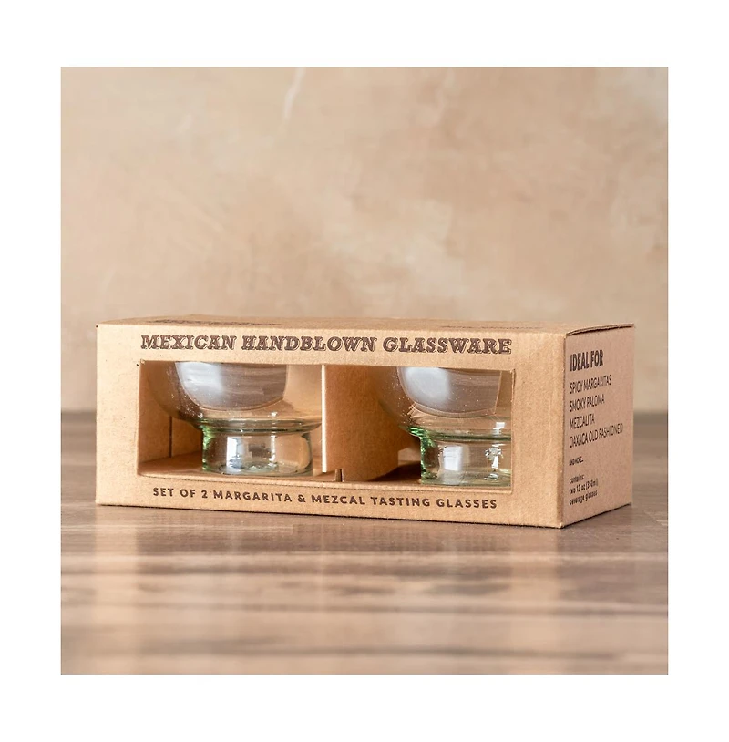 Verve Culture Handblown Margarita Glass