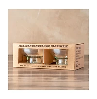 Verve Culture Handblown Margarita Glass