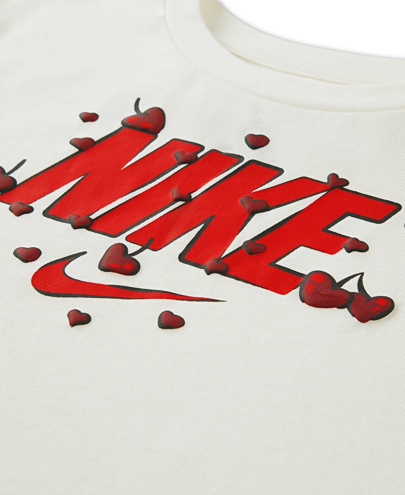 Nike Girls' Toddler 2T-4T Cherry Pull-On Boxy T-Shirt