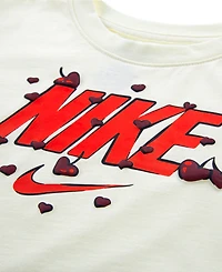 Nike Girls' 4-6X Cherry Print Boxy T-Shirt