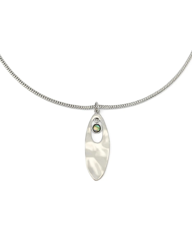 Robert Lee Morris Soho Abalone Pendant Necklace
