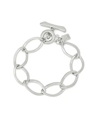 Robert Lee Morris Soho Silver Link Toggle Bracelet