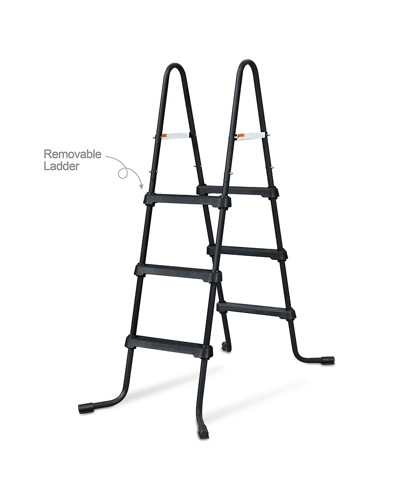 Funsicle 14' x 36" QuickSet Ring Top Above Ground Swimming Pool, Herringbone