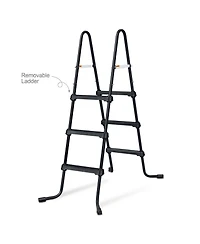 Funsicle 14' x 36" QuickSet Ring Top Above Ground Swimming Pool, Herringbone