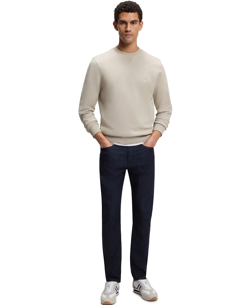 Boss by Hugo Men's Cotton-Terry Regular-Fit Sweatshirt
