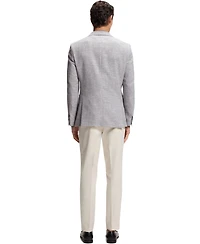 Boss by Hugo Boss Men's Patterned Stretch-Cotton Blend Regular-Fit Blazer