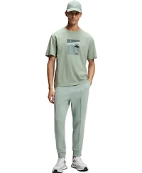 Boss by Hugo Men's Tennis Artwork Pima-Cotton T-Shirt