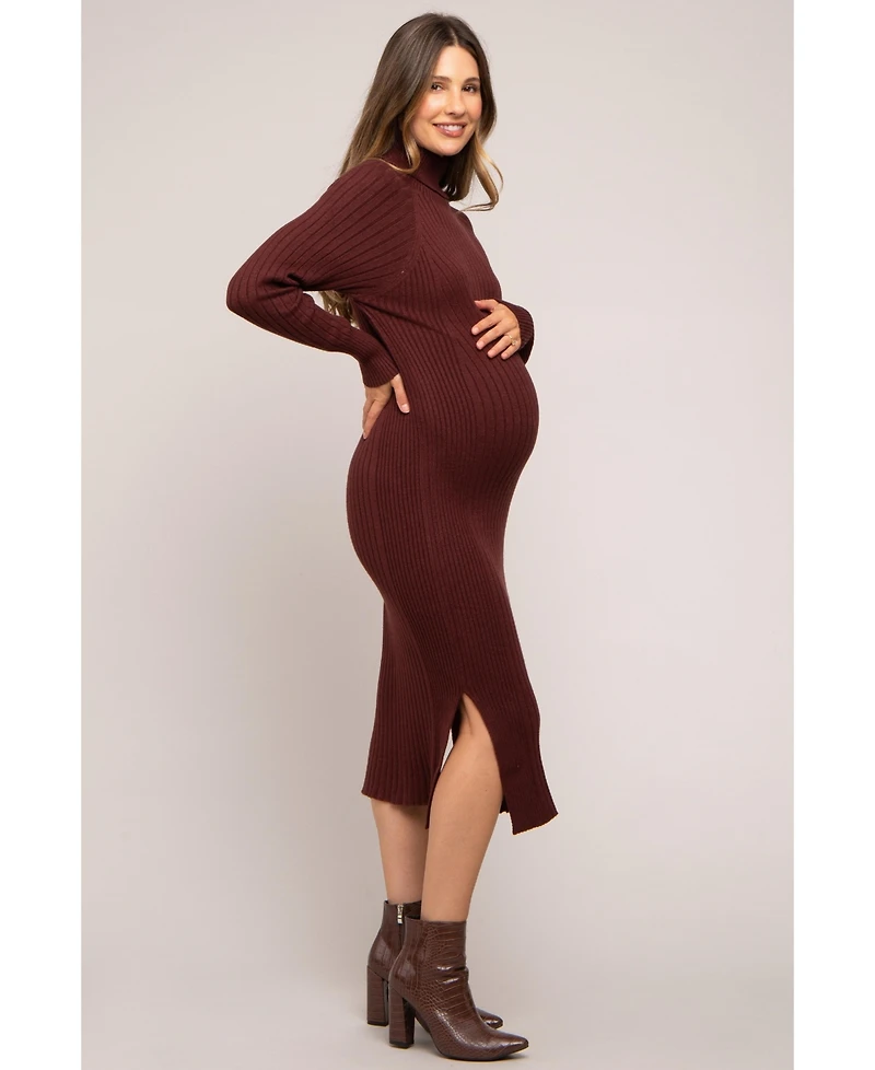 Pinkblush Maternity Long Sleeve Sweater Dress