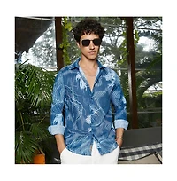 Campus Sutra Men's Jellyfish Contrast Shirt