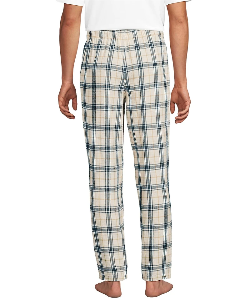 Lands' End Big & Tall Flannel Pajama Pants