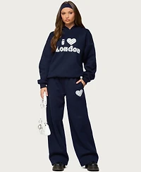 Edikted Women's I Heart London Sweatpants