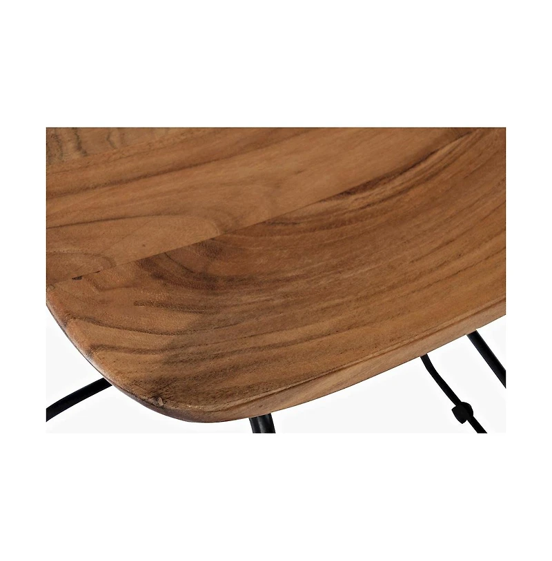 Jofran Nature's Edge Solid Acacia Four Piece 72" Counter Height Dining Set