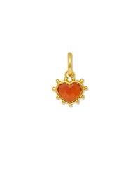 Ottoman Hands Onyx Heart Charm
