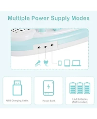 Mecale Multifunctional 37 Electric Keyboard Piano with Microphone