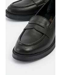 Bree Platform Penny Leather Loafer (Women)