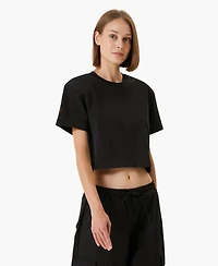 Pcfg Women's Padded Shoulder Cotton T-Shirt