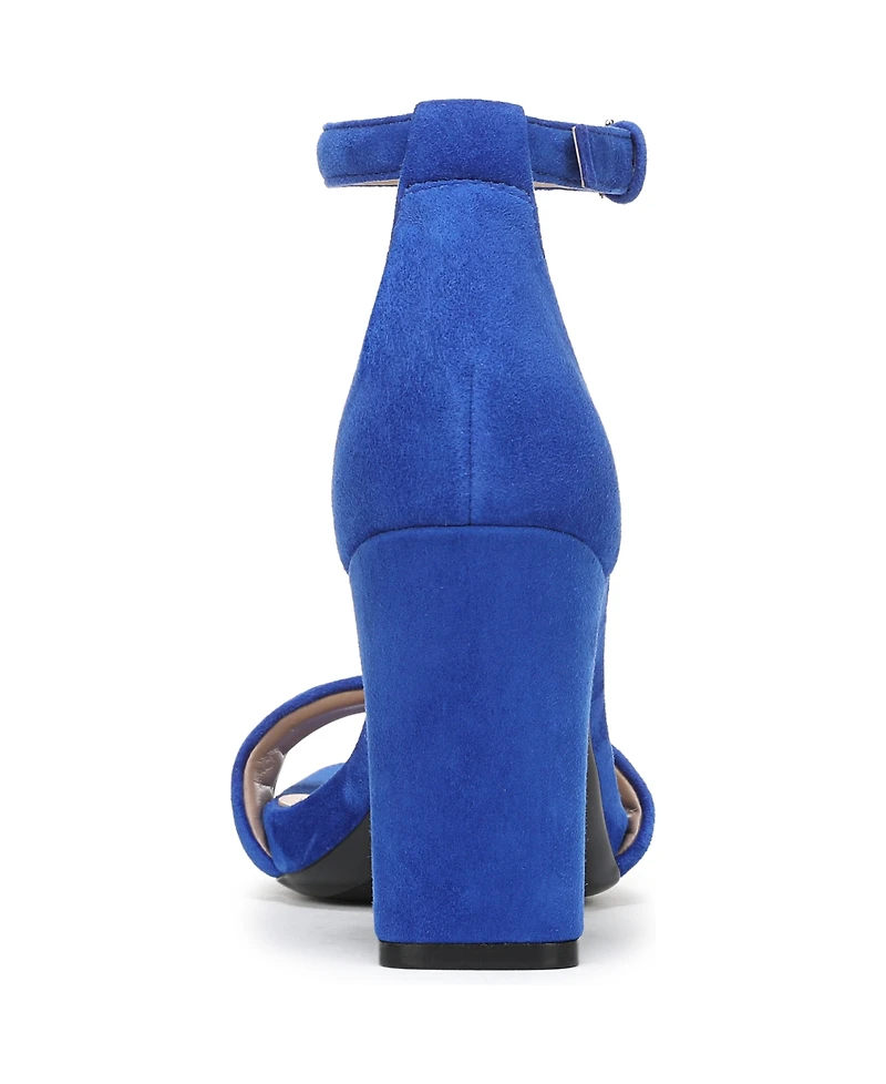 Naturalizer Joy Square Toe Ankle Strap Dress Sandals