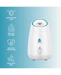 Pursonic Glow & Renew Skincare Bundle: Facial Steamer, 7-in-1 Led Light Therapy Device & Vitamin C 20% Serum