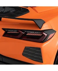 Sugift 12V Electric Kids Ride On Car Licensed Chevrolet Corvette C8 with Remote Control Ages 3+ Years Old