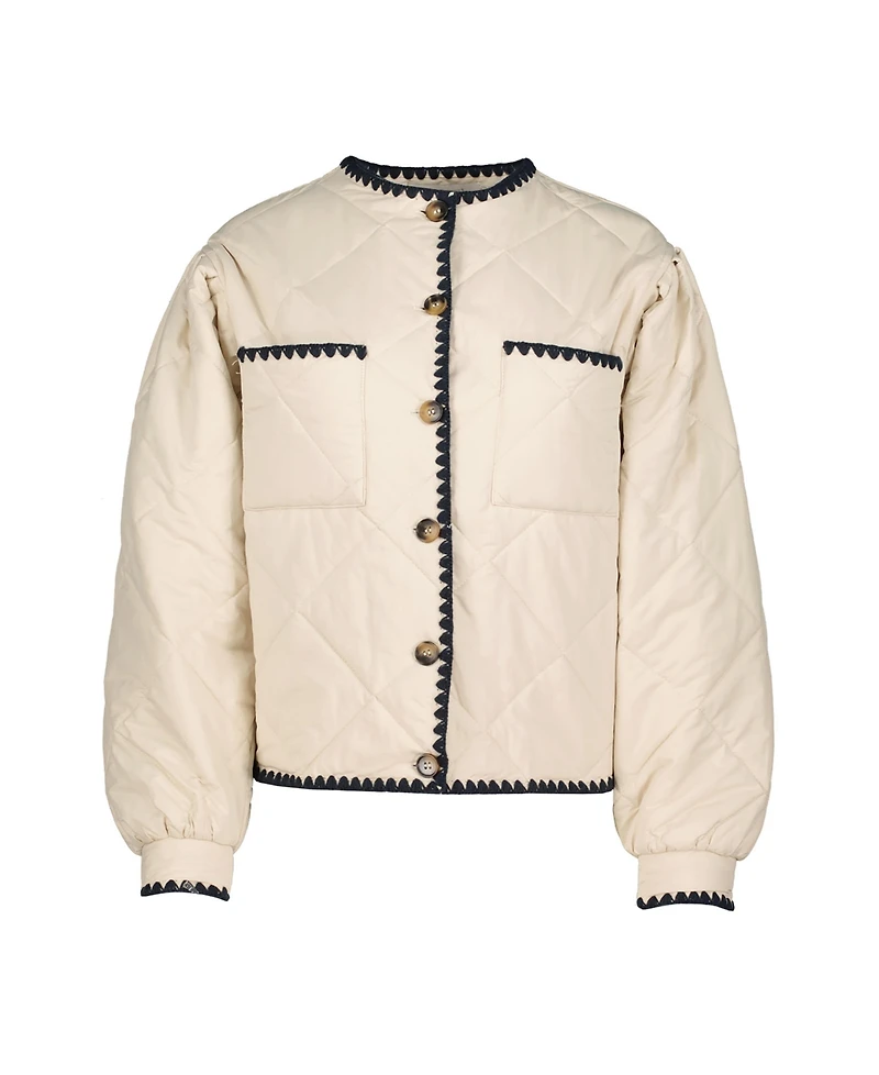 Bishop + Young Women's Brooklyn Whipstitch Quilted Jacket