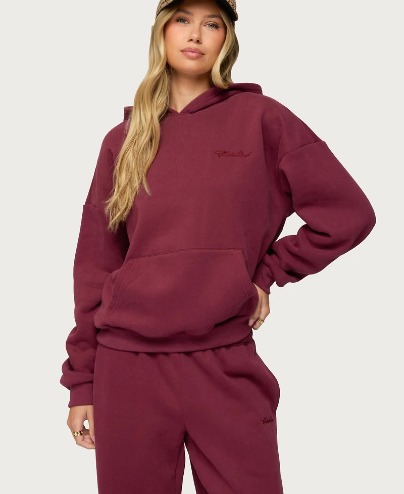Edikted Women's Basic Girl Oversized Hoodie
