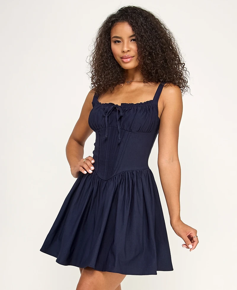 Katia Rae Women's Square Neck Short Dress