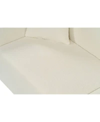 Streamdale Furniture Streamdale 87" Curved Contemporary Beige Sofa: Plush, Streamlined, Durable - Stylish Living