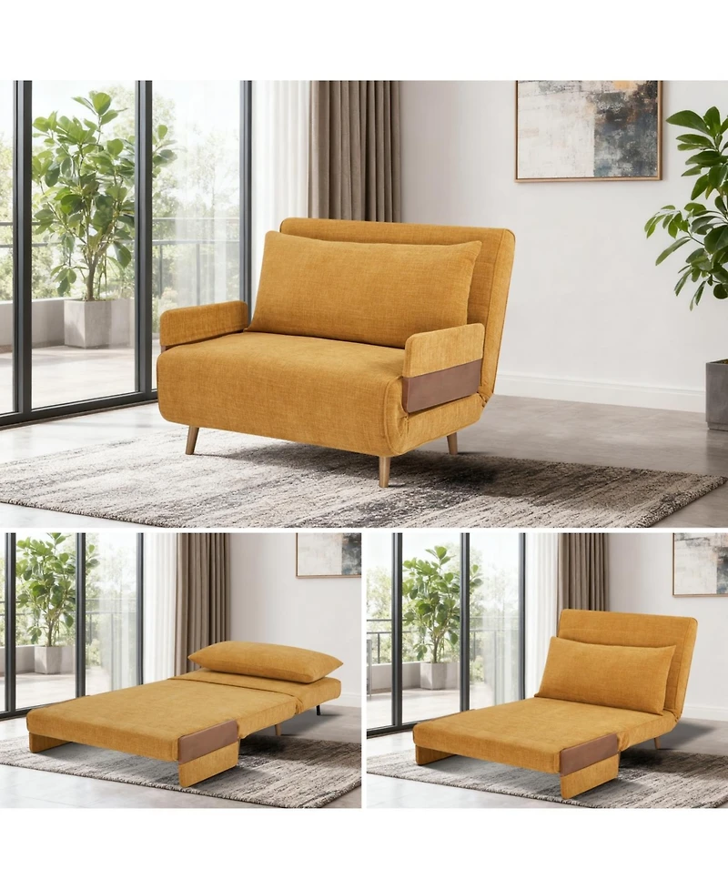 Streamdale Furniture Streamdale Sven Sofa Bed - 3-in-1 Upholstered Accent Chair Bed
