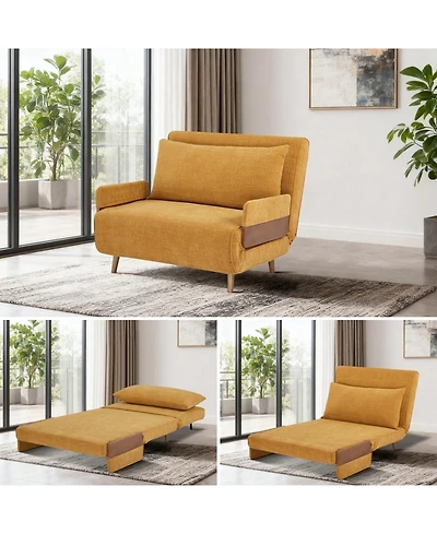 Streamdale Furniture Streamdale Sven Sofa Bed - 3-in-1 Upholstered Accent Chair Bed