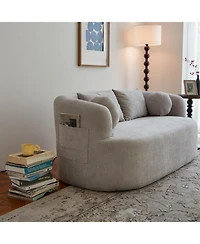 Streamdale Sofa-in-a-Box Memory Foam 2-Seater Couch, Gray