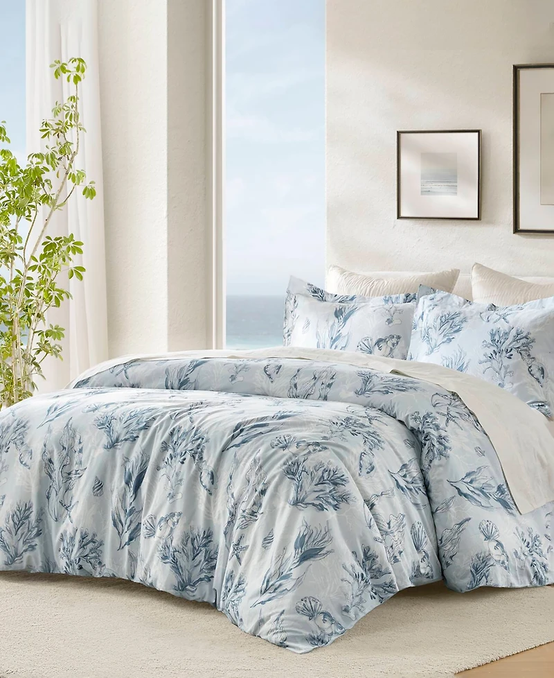 Harbor House Botanical Floral 3-Pc. Duvet Cover Set