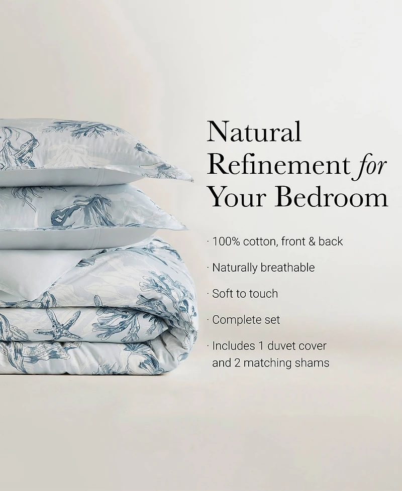 Harbor House Botanical Floral 3-Pc. Duvet Cover Set