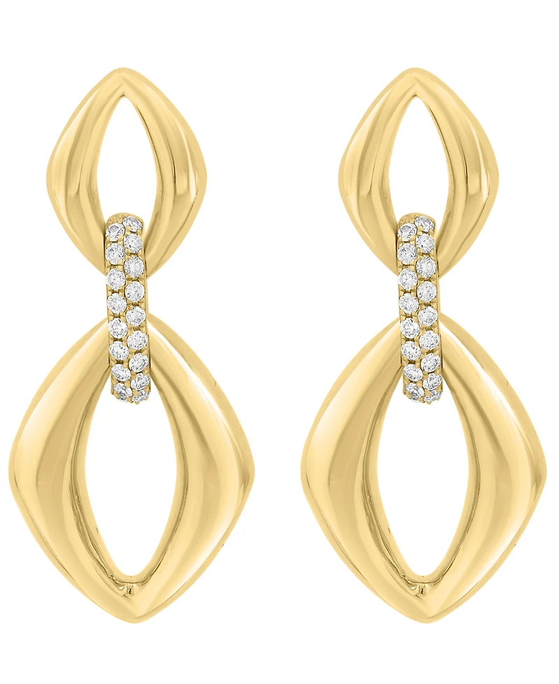 Effy Collection Diamond Earrings (1/3 ct. t.w.) in 14k Yellow Gold