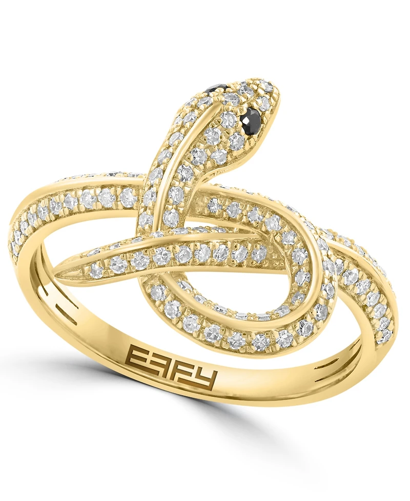 Effy Collection Diamond (3/8 ct. t.w.) Ring in 14k Yellow Gold