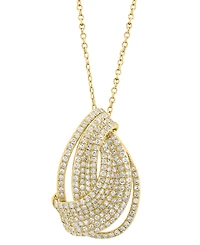Effy Collection Diamond Pendant Necklace (5/8 ct. t.w.) in 14k Yellow Gold