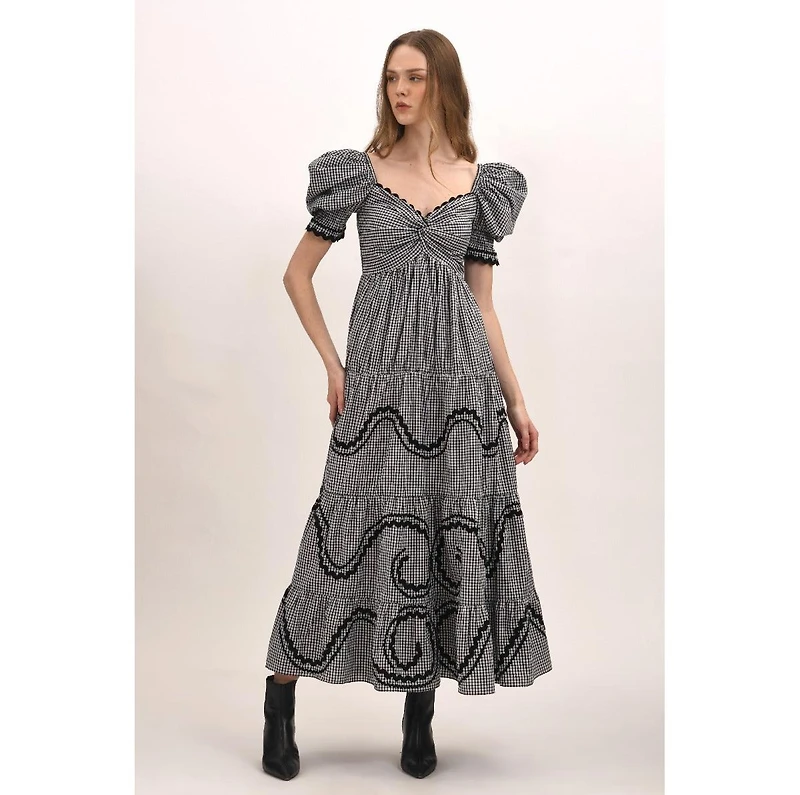 Celina Moon Women's Ebony Maxi Dress