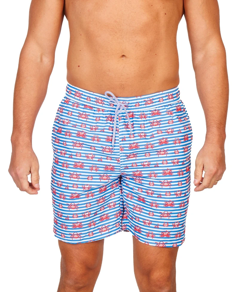 TailorByrd Men's Crab Walk Swim Shorts