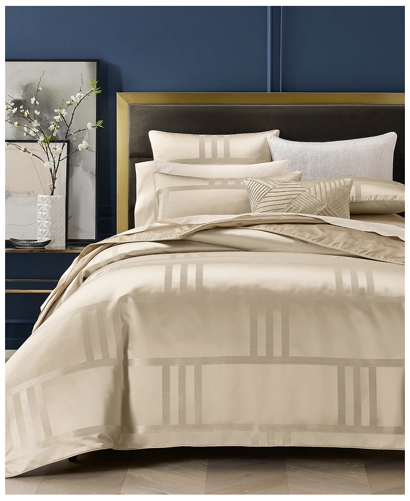 Hotel Collection Structure Gold 3-Pc. Comforter Set, King, Exclusively at Macy's