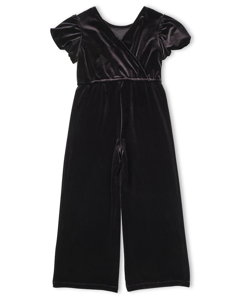 Florence Eiseman Big Girls Black Velvet Jumpsuit