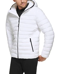 Calvin Klein Men's Hooded & Quilted Packable Jacket