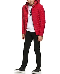 Calvin Klein Men's Hooded & Quilted Packable Jacket