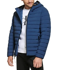 Calvin Klein Men's Hooded & Quilted Packable Jacket