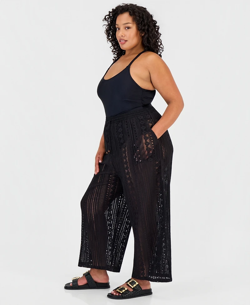 Raviya Plus Swim Cover-Up Cargo Pants