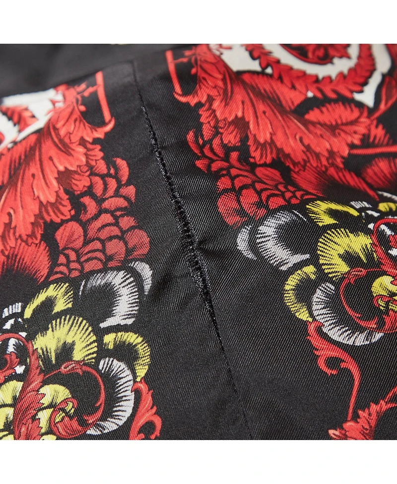 Pre-Owned Versace Women's Collection Multicolor Printed Silk Mini Dress