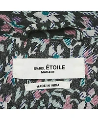 Pre-Owned Isabel Marant Women's eacutetoile Green Printed Crepe Midi