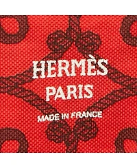 Pre-Owned Hermes Women's Red Micro Cordelieres Cotton T-Shirt Dress