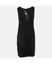 Pre-Owned Emilio Pucci Women's Firenze Black Silk Jersey Mini Dress